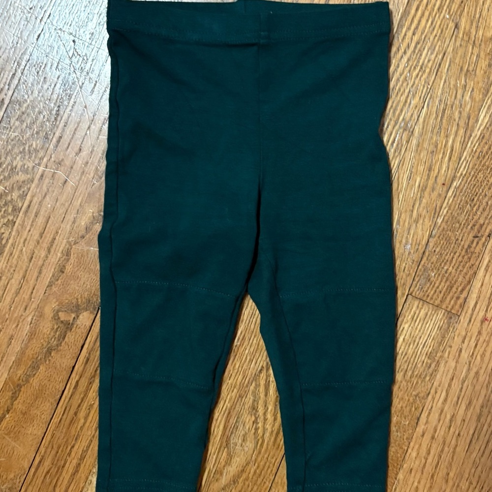 Little Sleepies Green Leggings 6-12